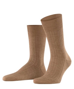 Falke Bristol Pure Socks Miesten Sukat Ruskea | 43159HKWB
