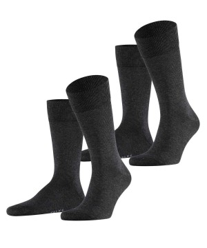Falke Happy 2-Pack Socks Miesten Sukat Harmaat | 74162VJLS