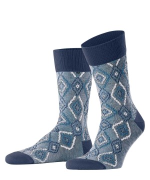 Falke Ikat Spell Socks Miesten Sukat Sininen | 69405BRQS
