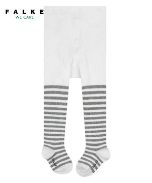 Falke Stripe Tights Vauvan Tights Valkoinen | 84291PVER